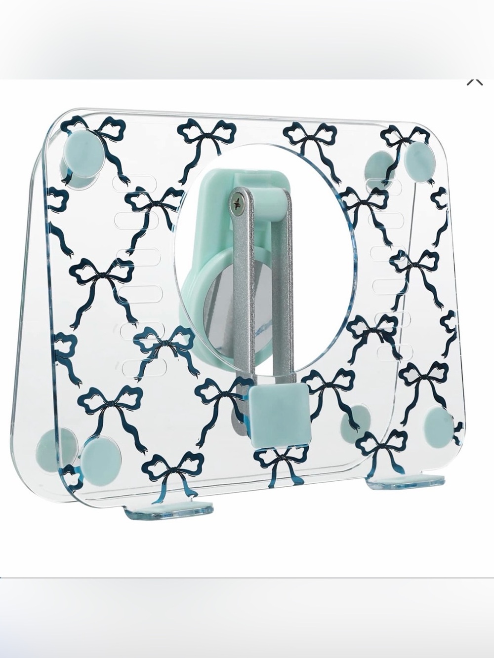 Five Below Bow Clear Adjustable Tablet & Cookbook Stand